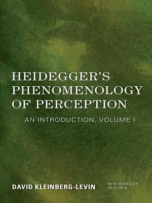 cover image of Heidegger's Phenomenology of Perception